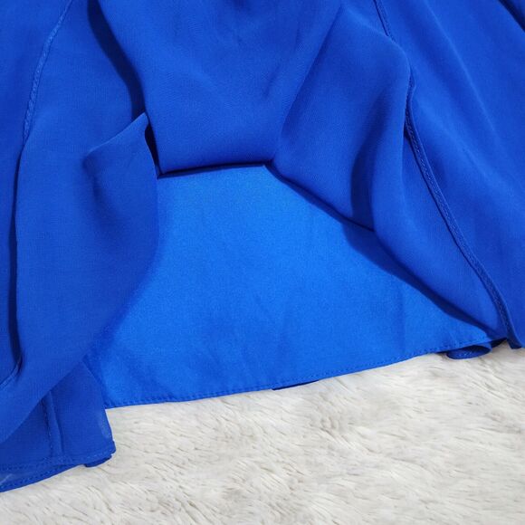 Bill Levkoff Women's size 14 Prom Formal Bridesmaid Dress Short Strapless Blue - Picture 3 of 9